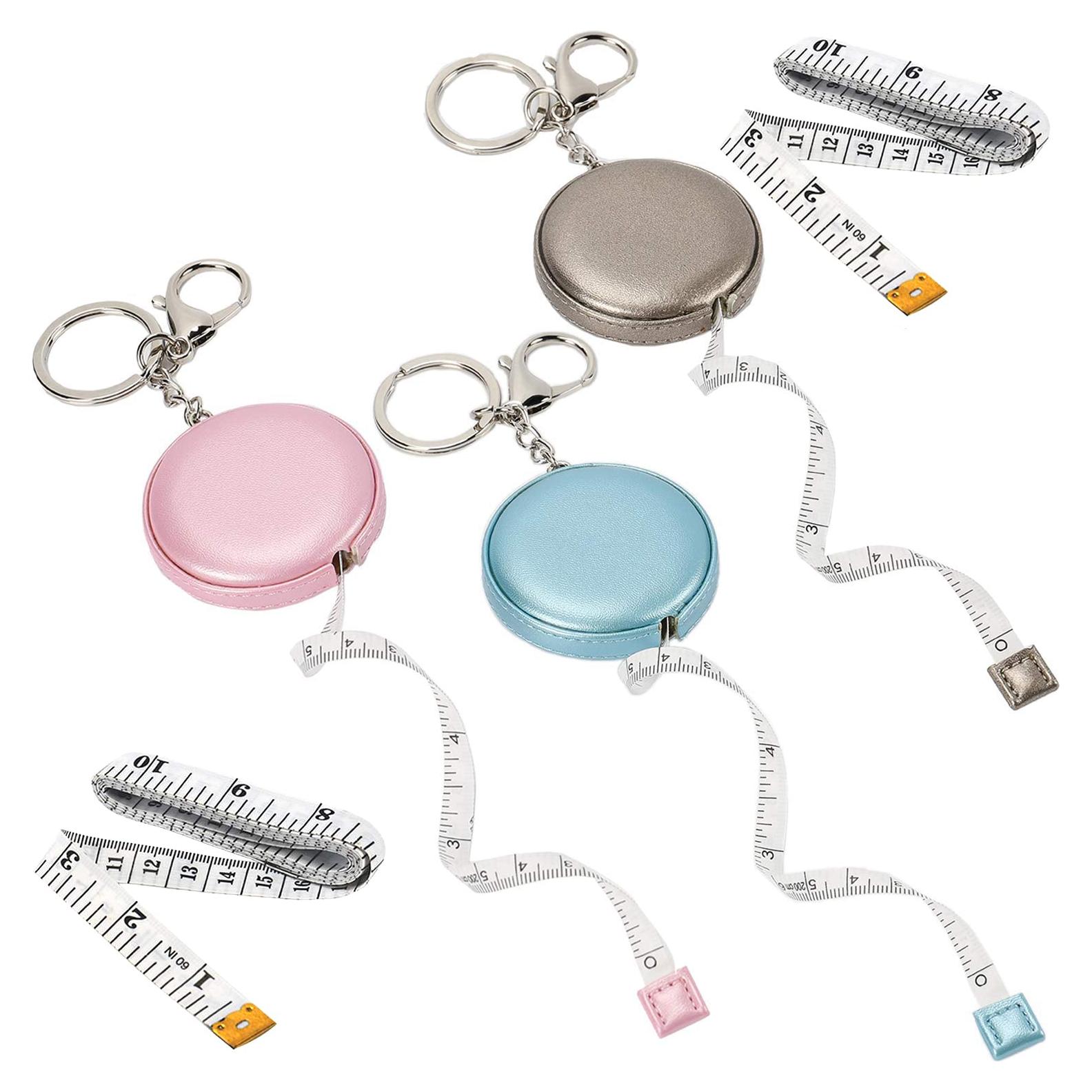 Paquete de 5 cintas métricas T-W-79 retráctiles 200cm y 150cm