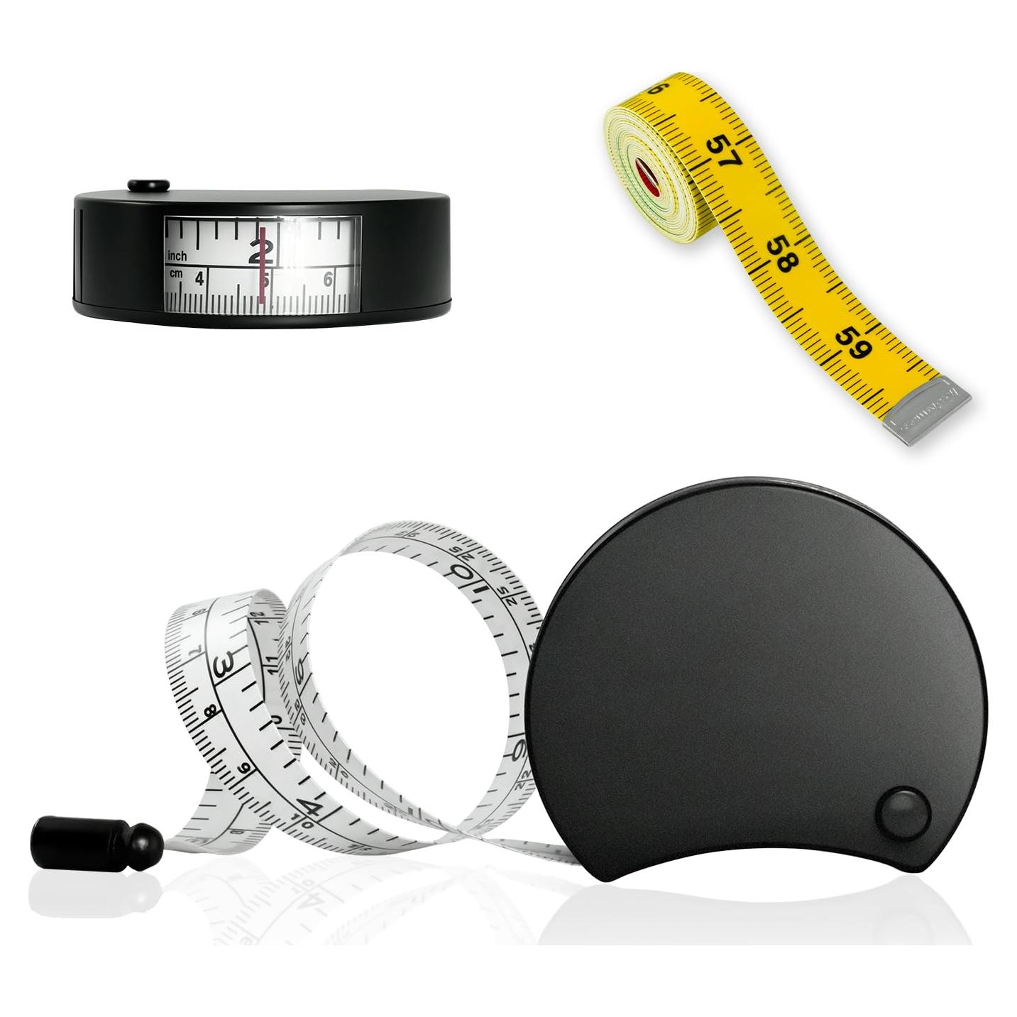 Cinta Métrica Retráctil Holyenten 150 cm Doble Escala Fitness