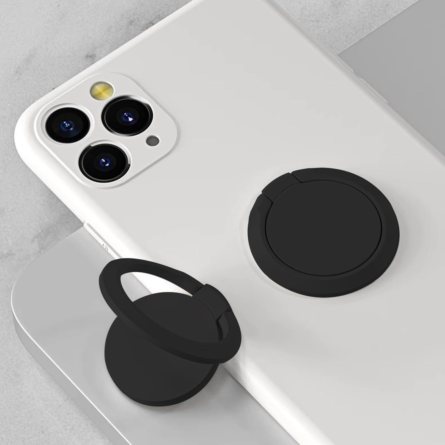 TENOC Soporte para Teléfono Anillo Universal Negro 360°