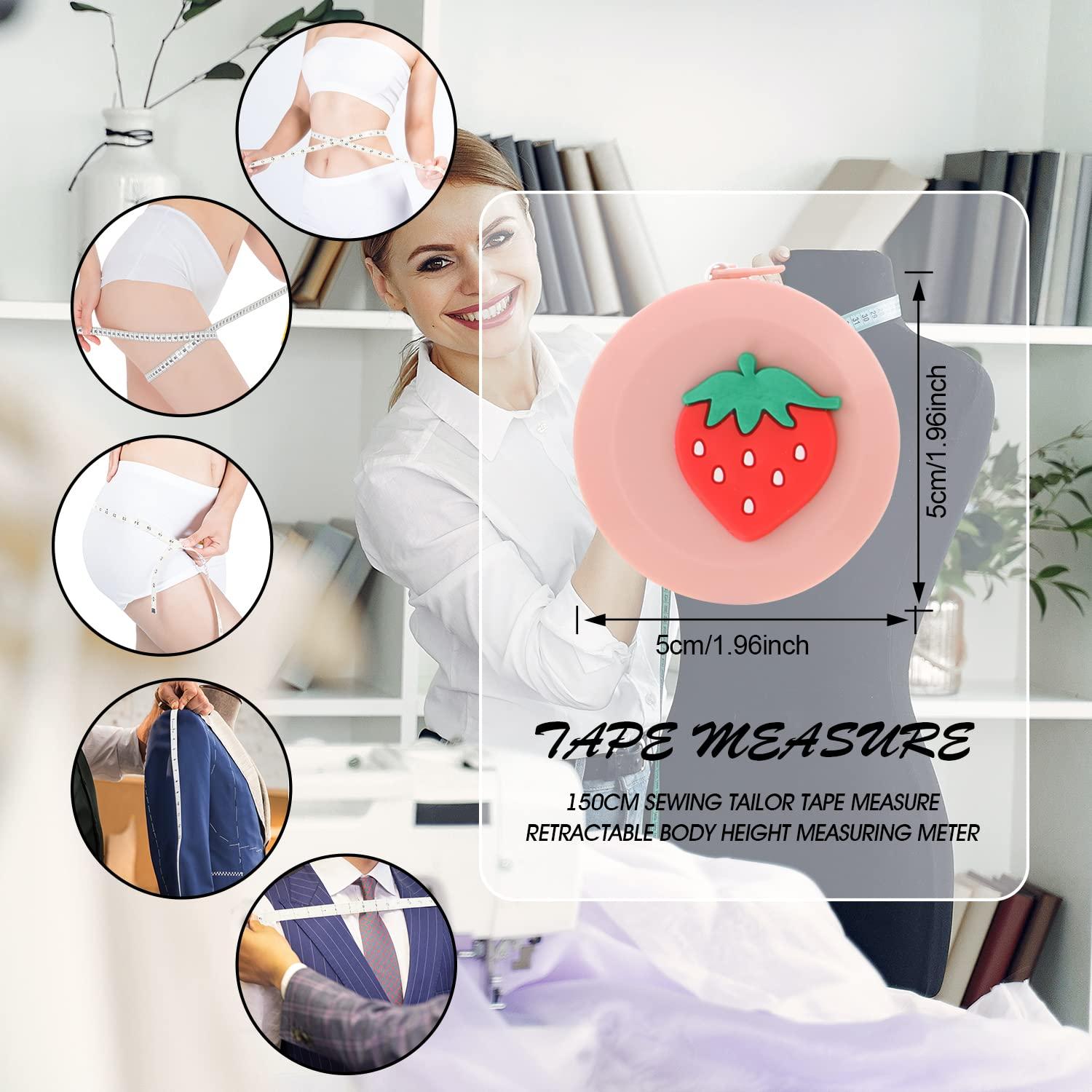 Paquete de 3 cintas métricas retráctiles UHOMENY 150 cm