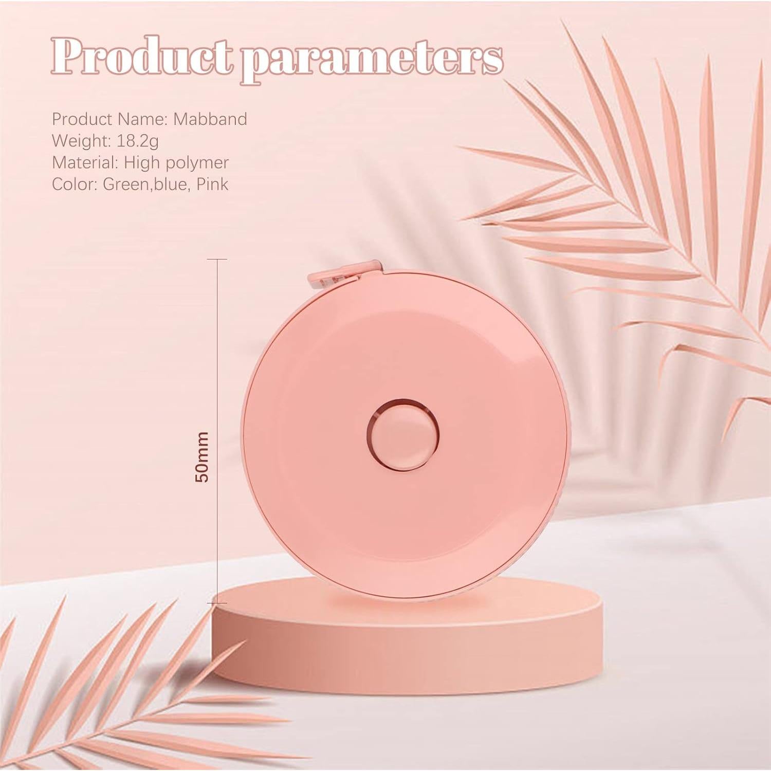 3 Piezas Cinta Métrica Retráctil 150 cm Fibra de Vidrio