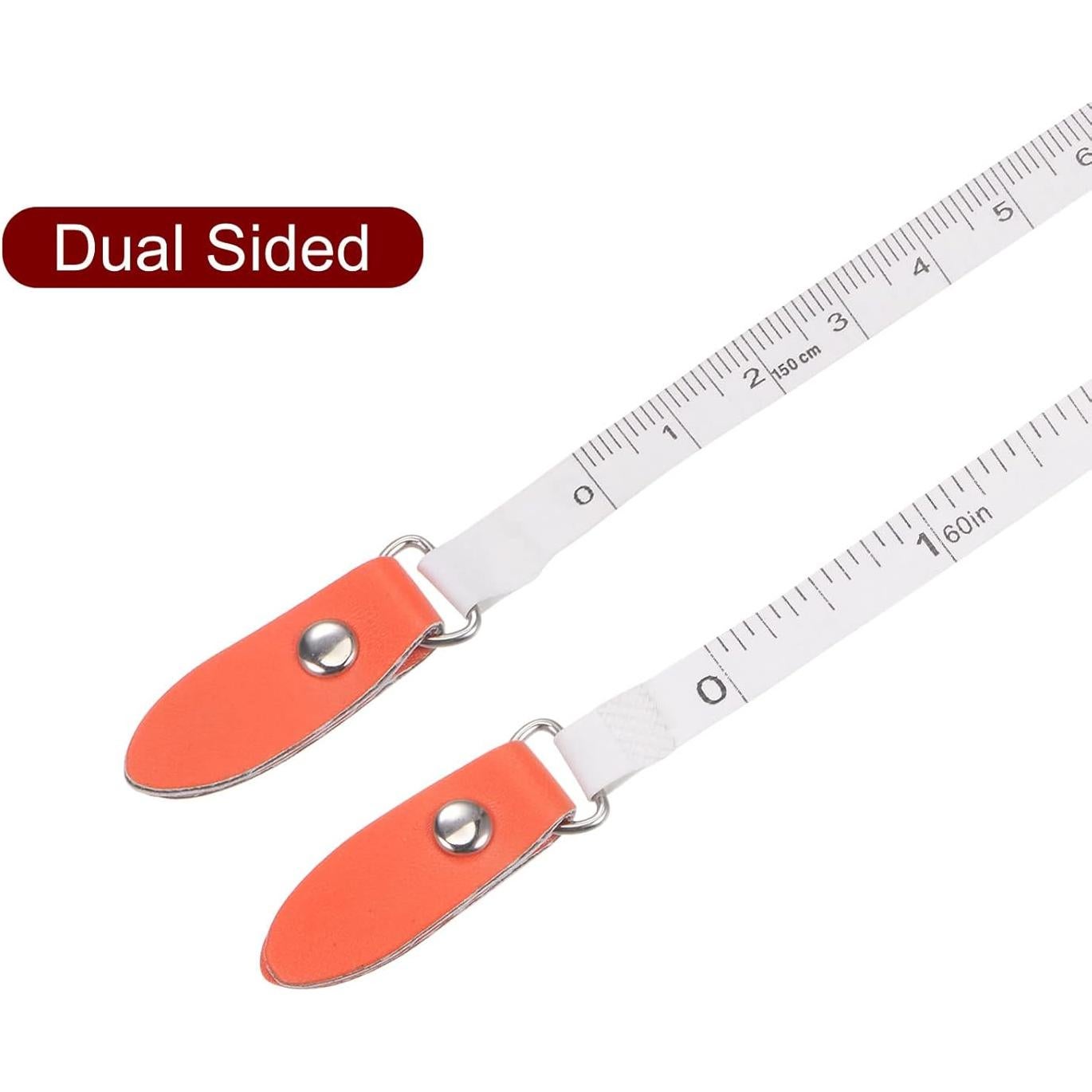 Cinta Métrica Retráctil HARFINGTON 150cm Doble Cara Naranja