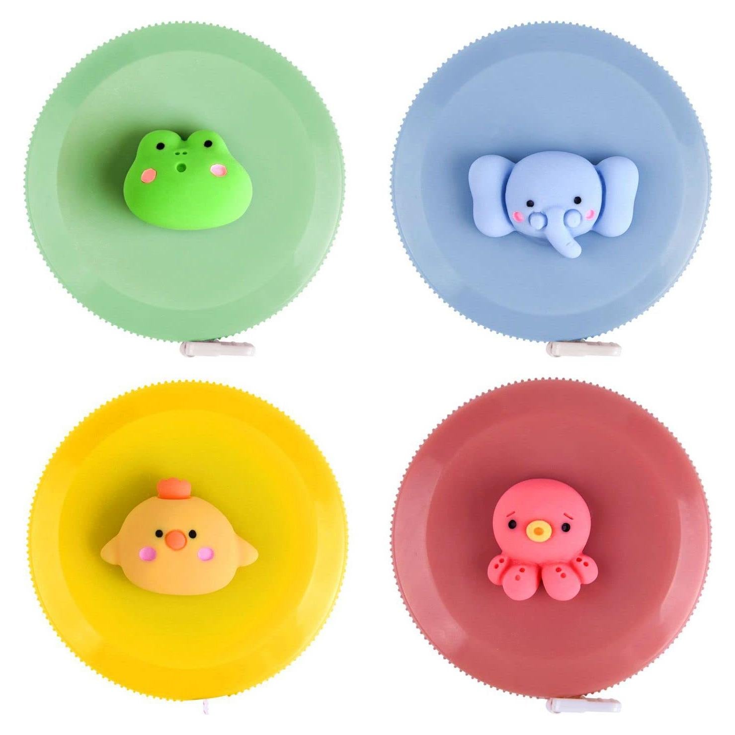 Cinta Métrica Retráctil ASTARON 4 Pcs 1.5 m para Sastrería