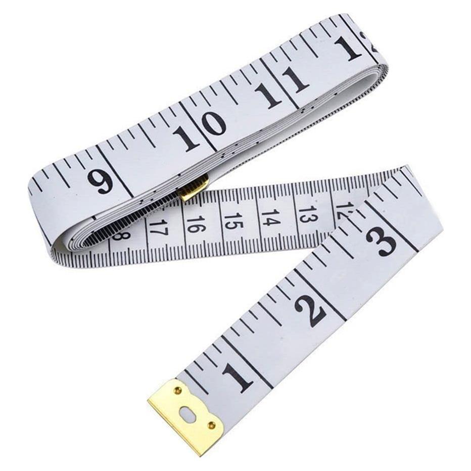 Dual Scale Flexible Tape Measure, Soft Measuring Tape for Weight Loss Body Measurement Sewing Tailor Craft