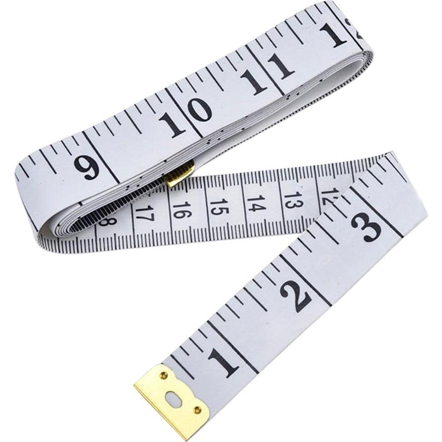 Dual Scale Flexible Tape Measure, Soft Measuring Tape for Weight Loss Body Measurement Sewing Tailor Craft