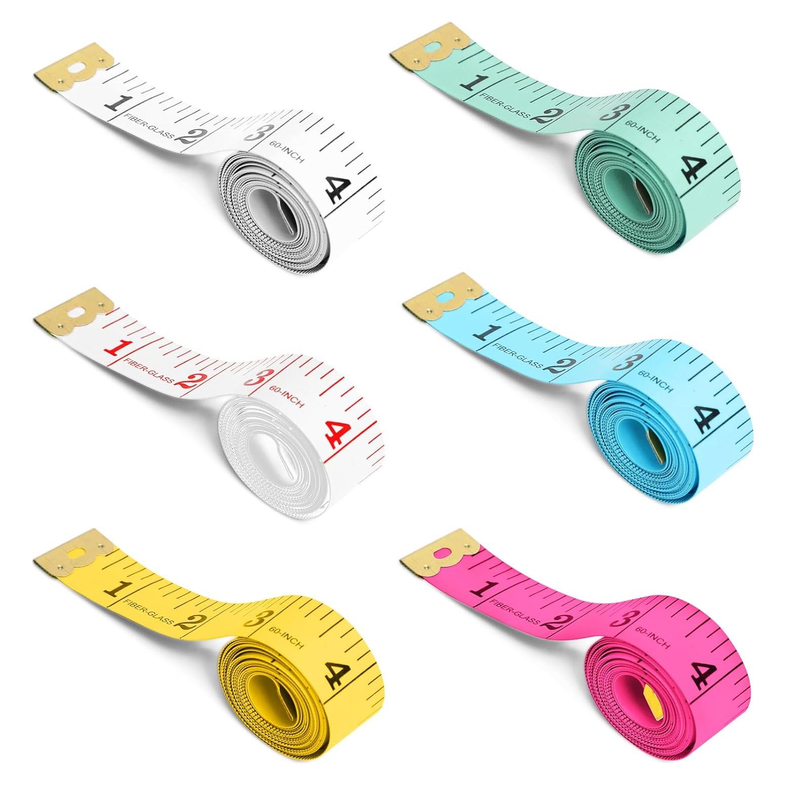 6 Paquetes Cinta Métrica Corporal Dombbfye 150 CM Multicolor