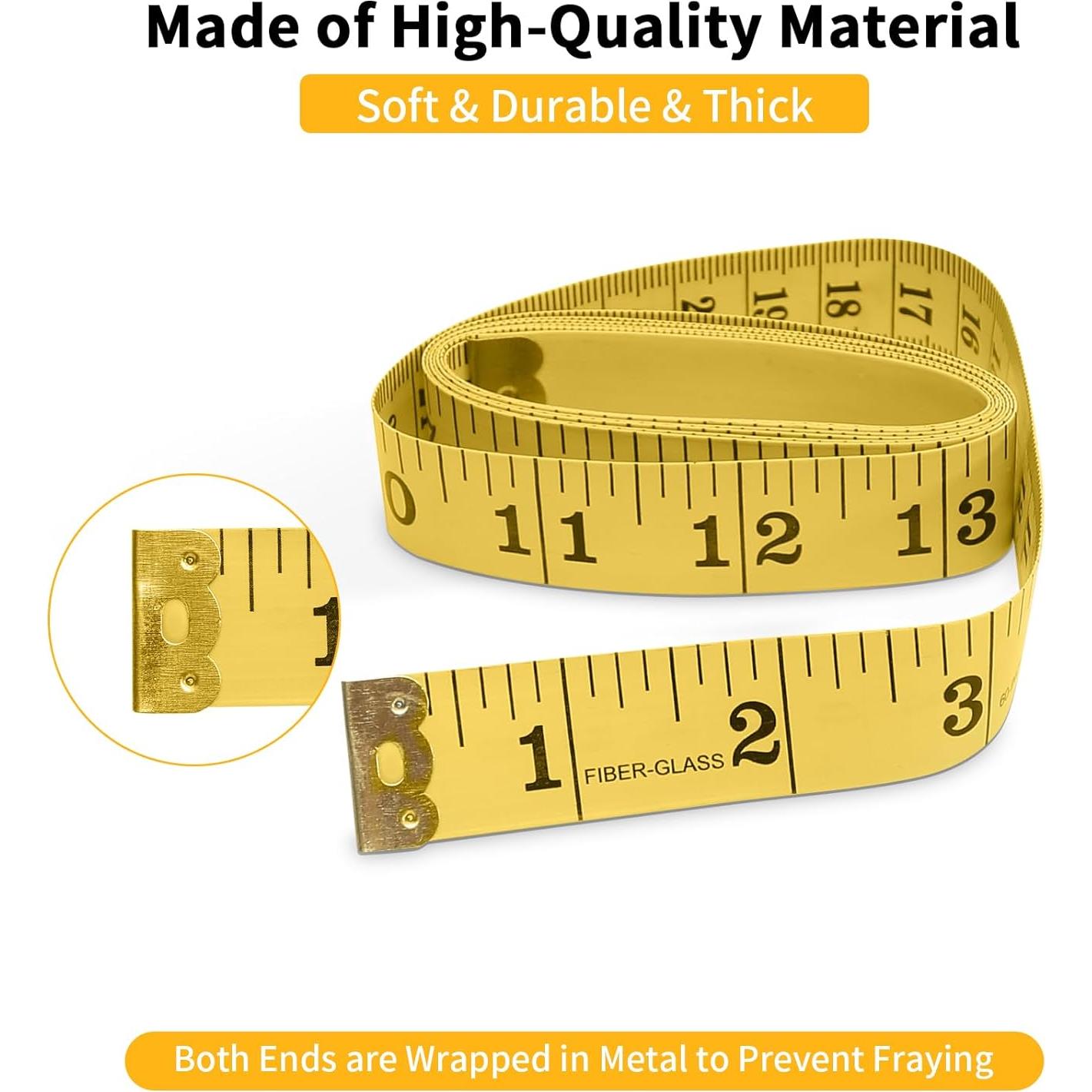 6 Paquetes Cinta Métrica Corporal Dombbfye 150 CM Multicolor