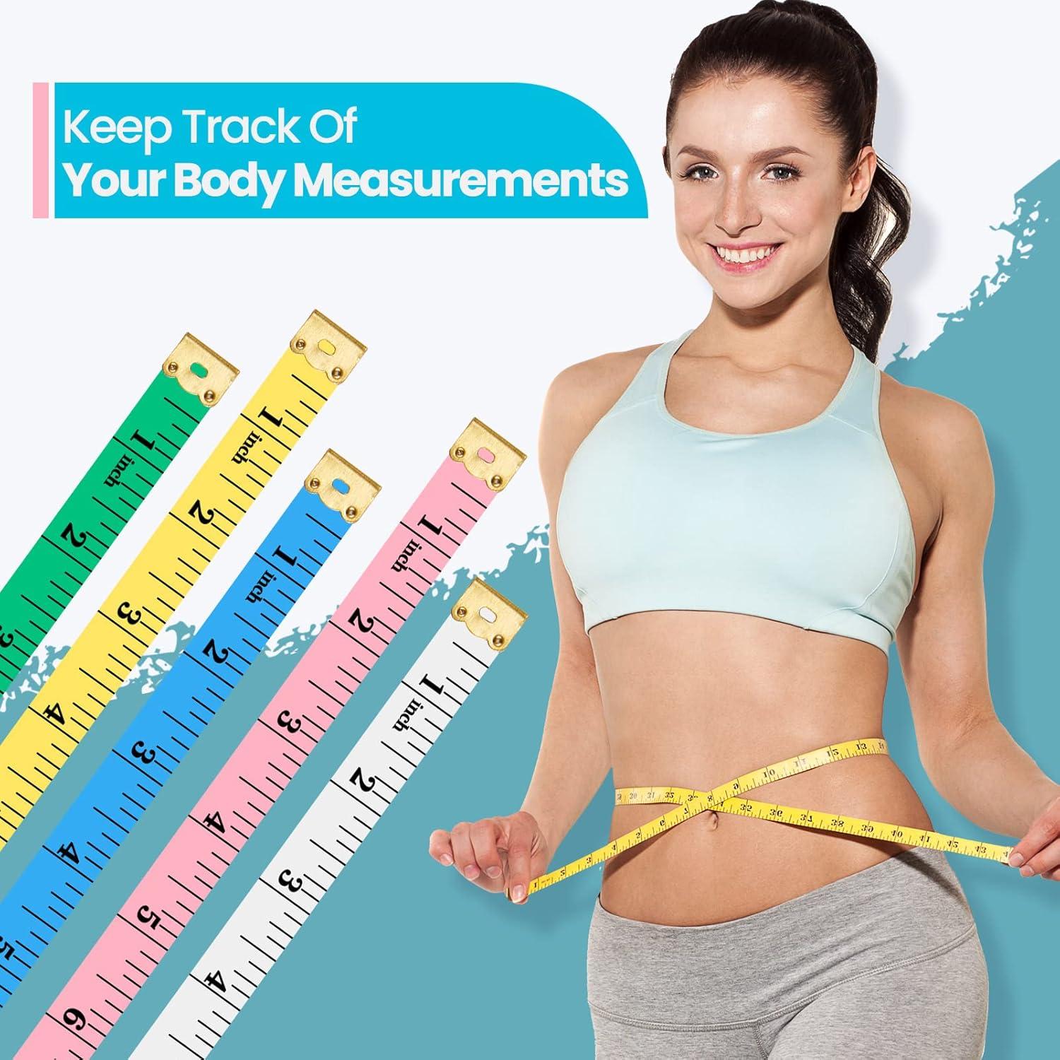 Cinta Métrica Suave Yunsailing 96 Piezas 150 cm Doble Escala