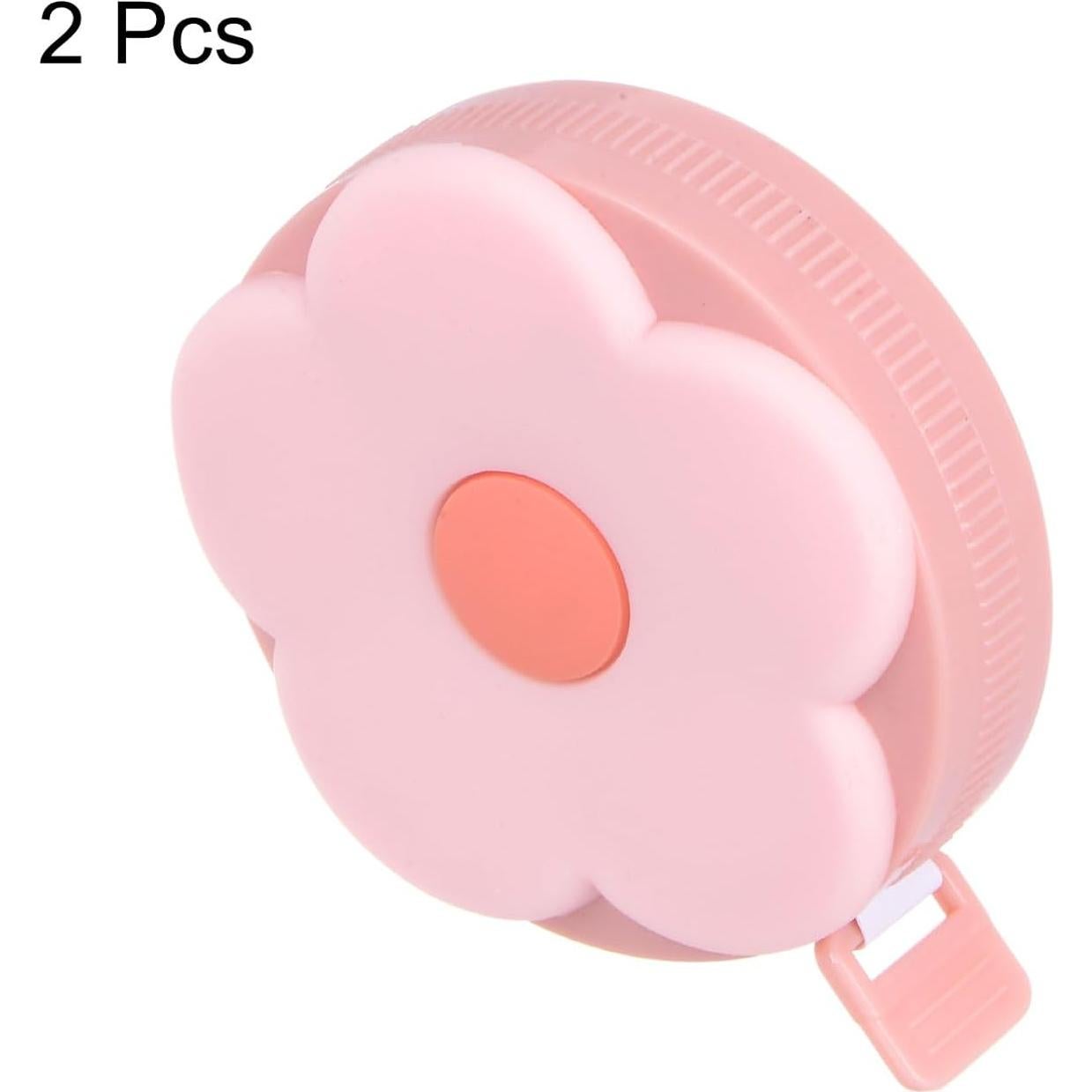 Cinta Métrica Retráctil HARFINGTON 150cm Doble Cara Rosa