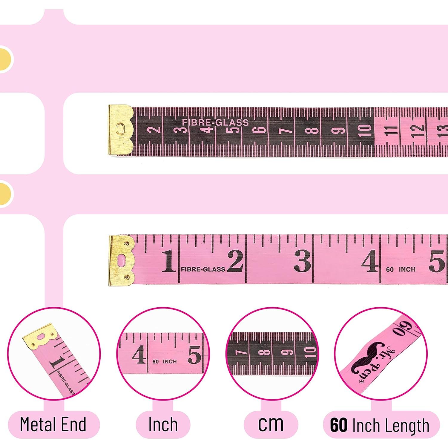 Cinta Métrica Suave y Retráctil Mr. Pen 150 cm 2 Piezas