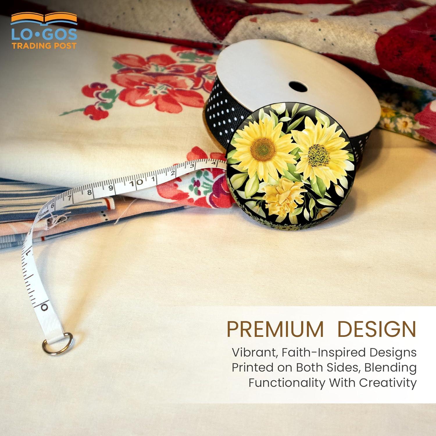 Cinta Métrica Retráctil 150 cm Árbol de Vida Proverbios 31:25