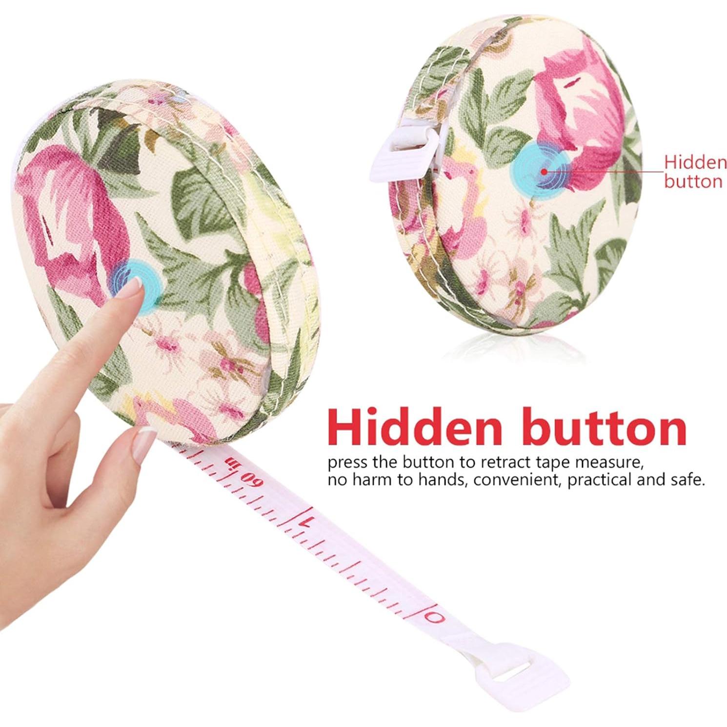 Cinta Métrica Doble Cara Ejoyous 150 cm para Costura y Cuerpo