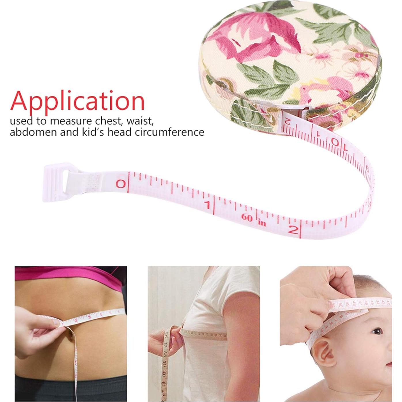 Cinta Métrica Doble Cara Ejoyous 150 cm para Costura y Cuerpo