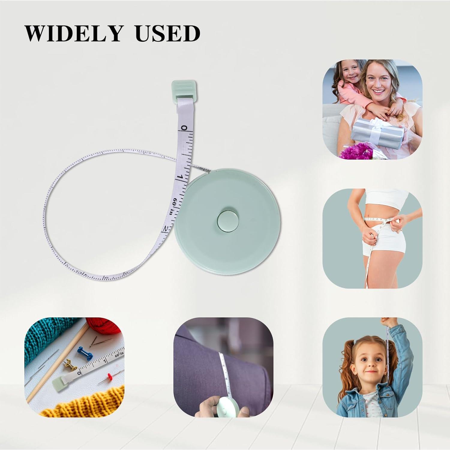 Cinta Métrica Retráctil 1.5m Bozi - 3 Paquete Doble Escala