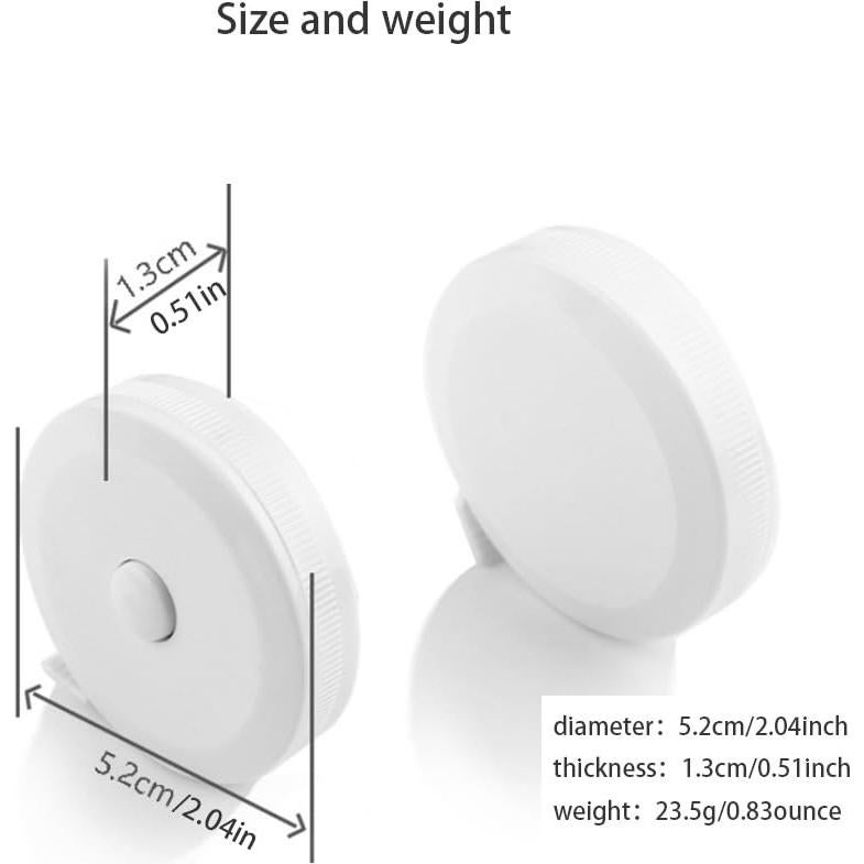 Cinta Métrica Retráctil DWYGZSTR 150 cm Doble Escala 2 Pcs