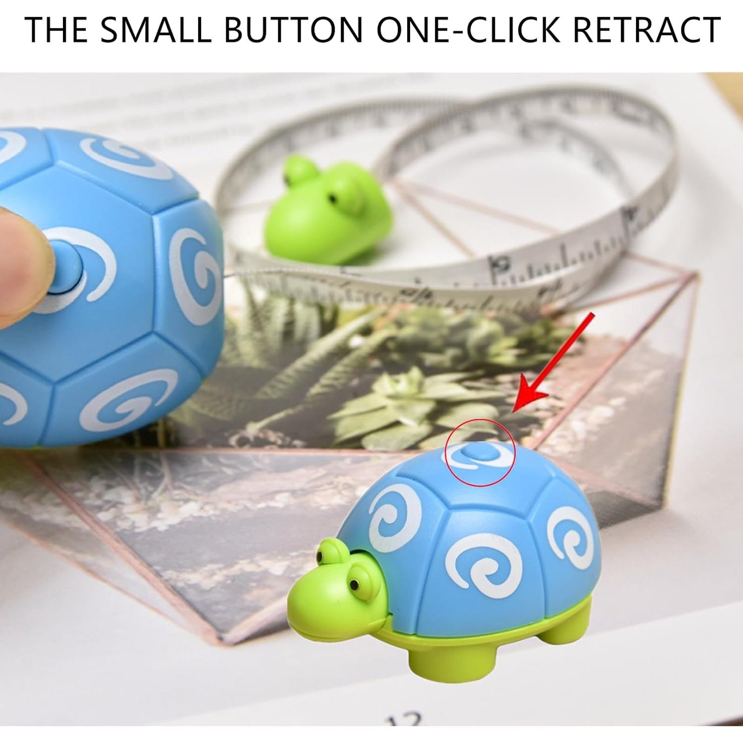 Cinta Métrica Tortuga Malijnxin 100 cm Suave y Compacta