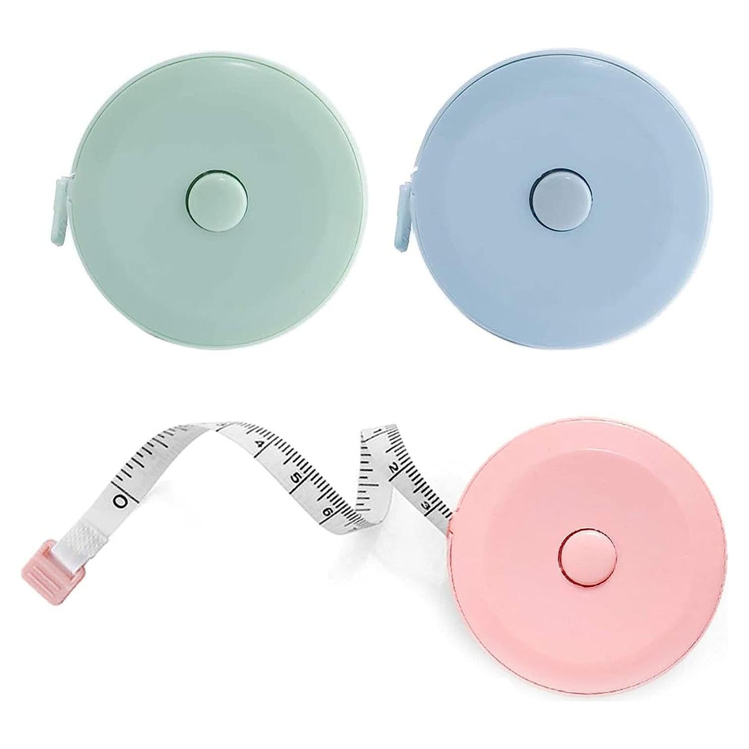 Paquete de 3 cintas métricas retráctiles DFsucces 200 cm