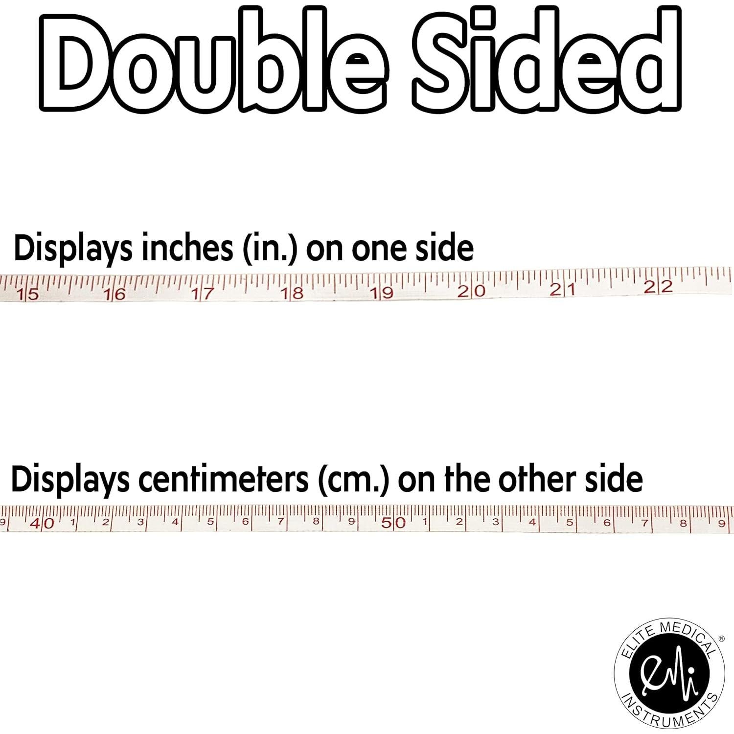 Cinta Métrica Retráctil Suave Elite Medical 152.4 cm Doble Escala