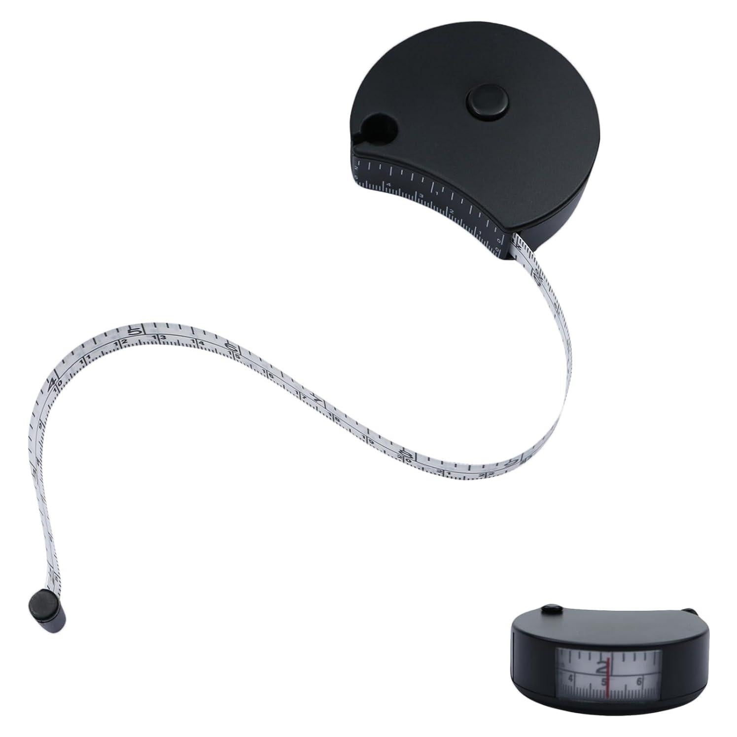 Cinta Métrica Retráctil Draduo 152.4 cm Doble Cara Negro