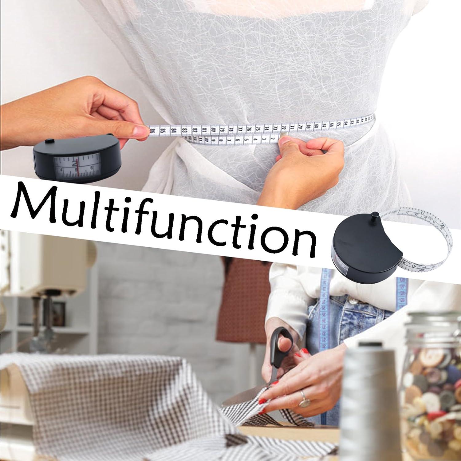 Cinta Métrica Retráctil Draduo 152.4 cm Doble Cara Negro