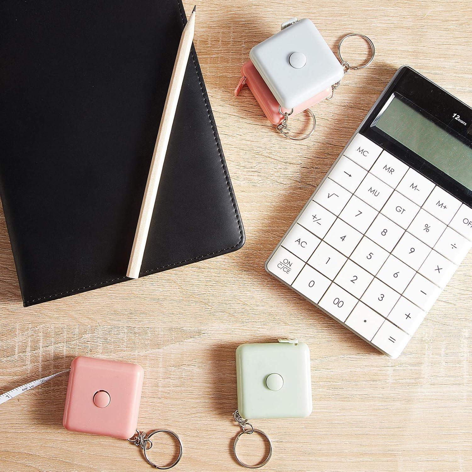 Cinta Métrica Retráctil Weewooday 6 Piezas 150 cm Multicolor