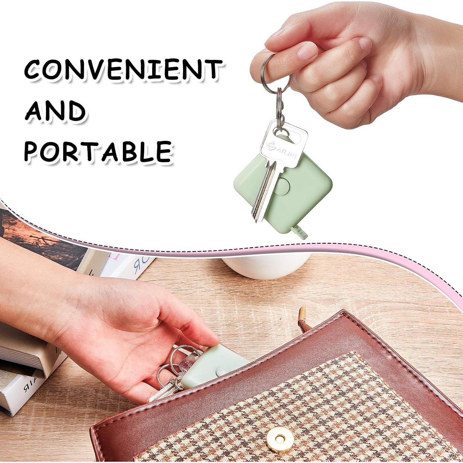 Cinta Métrica Retráctil Weewooday 6 Piezas 150 cm Multicolor