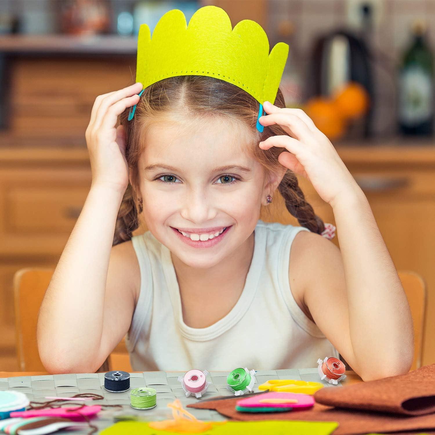 WILLBOND 50 Clips Sujetadores de Bobina Transparentes 7.5-8mm