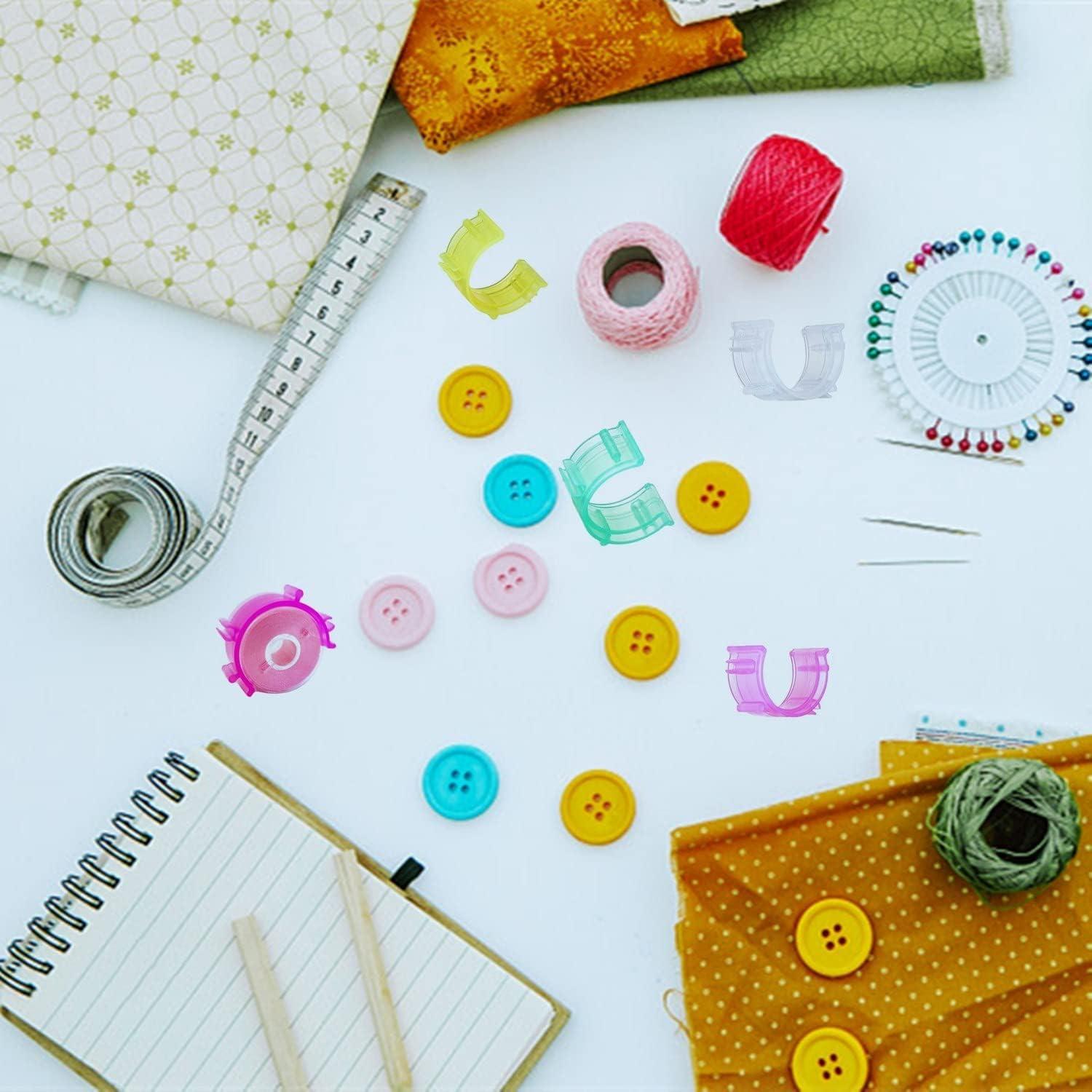 Clips de Costura Coloridos Fbshicung 80 Pcs Organizador Hilo