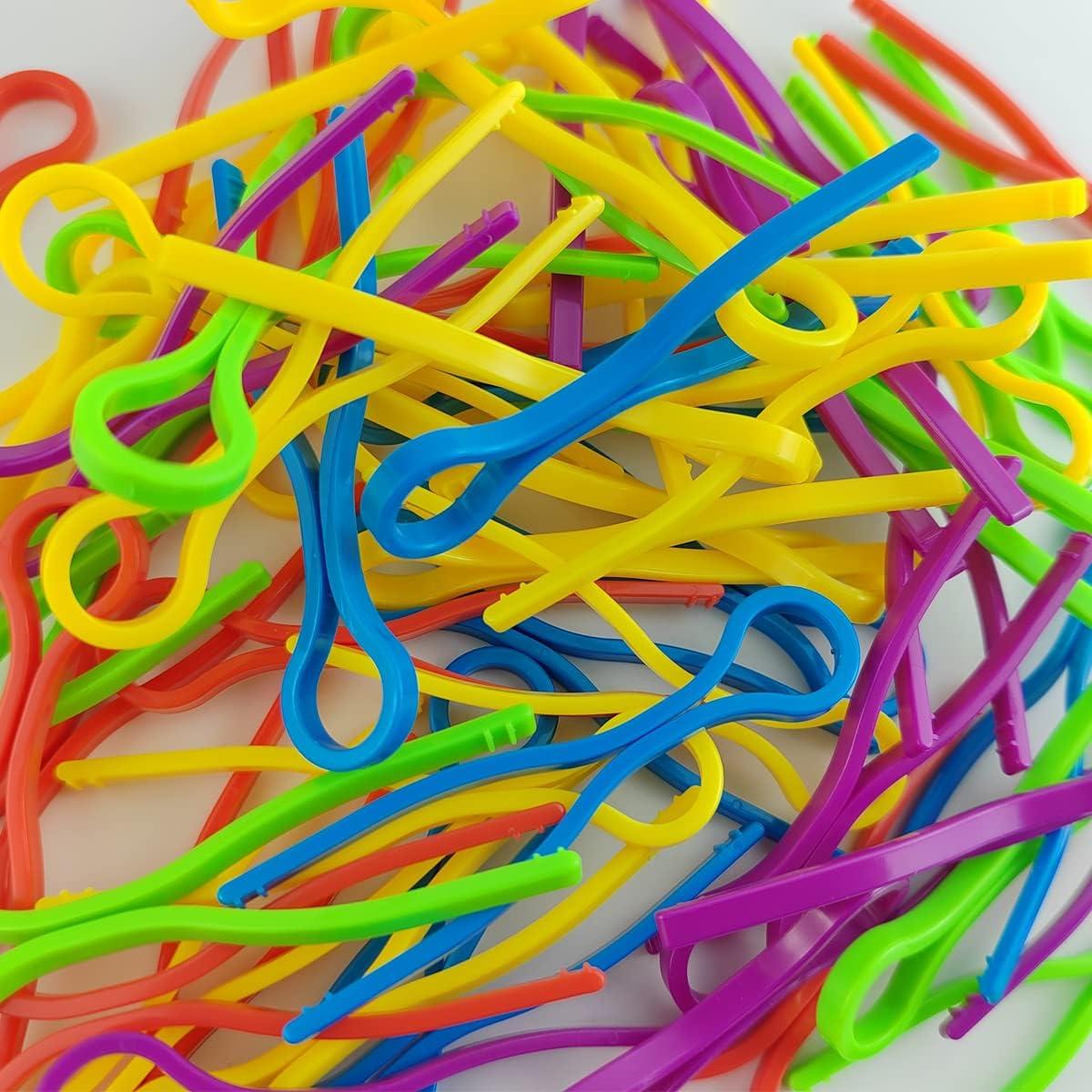 Sujetadores de Hilo GXXMEI 100PCS Clips Organizador 5 Colores