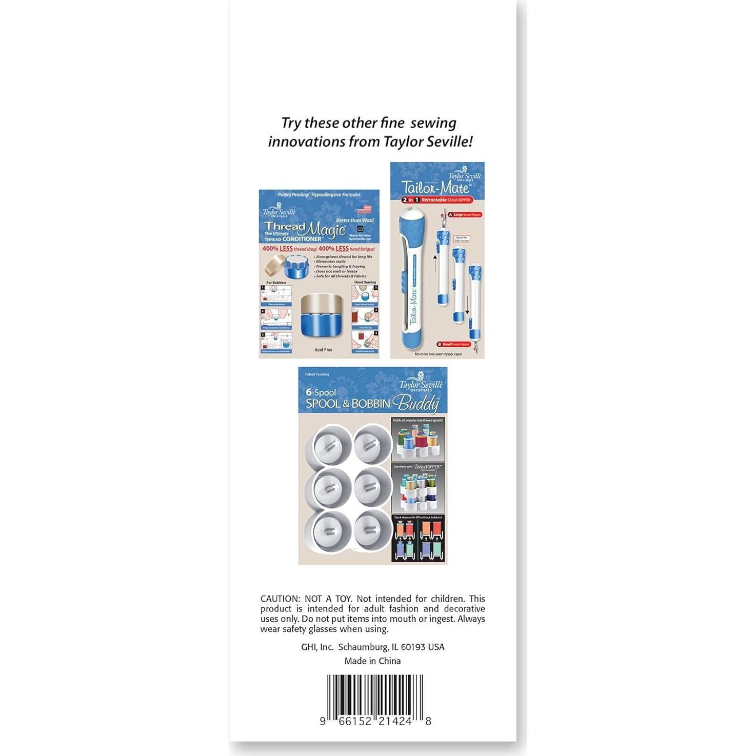 Tapa de Bobina Taylor Seville Originals - 8 Unidades con Bloqueo de Hilo