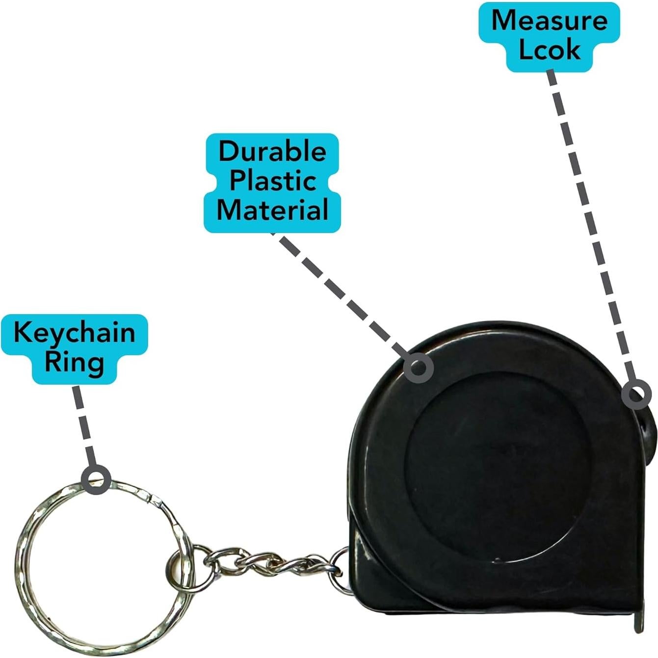 Cinta Métrica Portátil 6 Pies (1.83m) Harrier Hardware - Paquete de 2