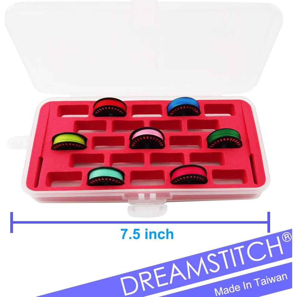 Caja de Bobinas DreamStitch para Bernina Serie 7 y 8 - Rojo