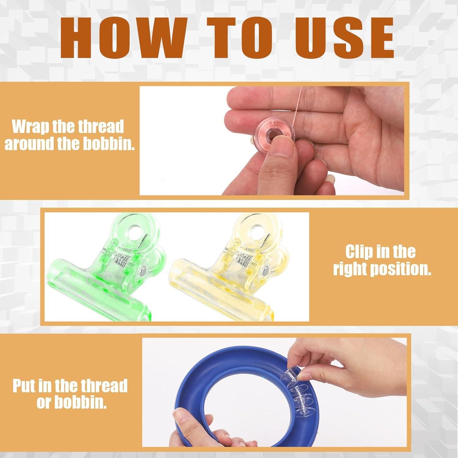 Kit Organizador de Bobinas Tanstic 84 Piezas Silicona 4 Colores