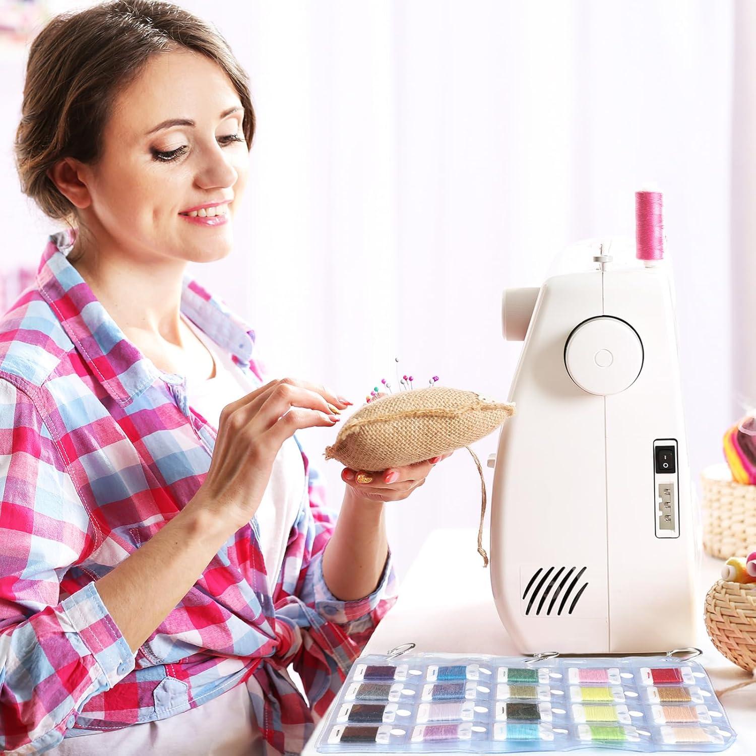 Organizador de Hilo de Bordado Humyoun 132 Piezas con 120 Bobinas