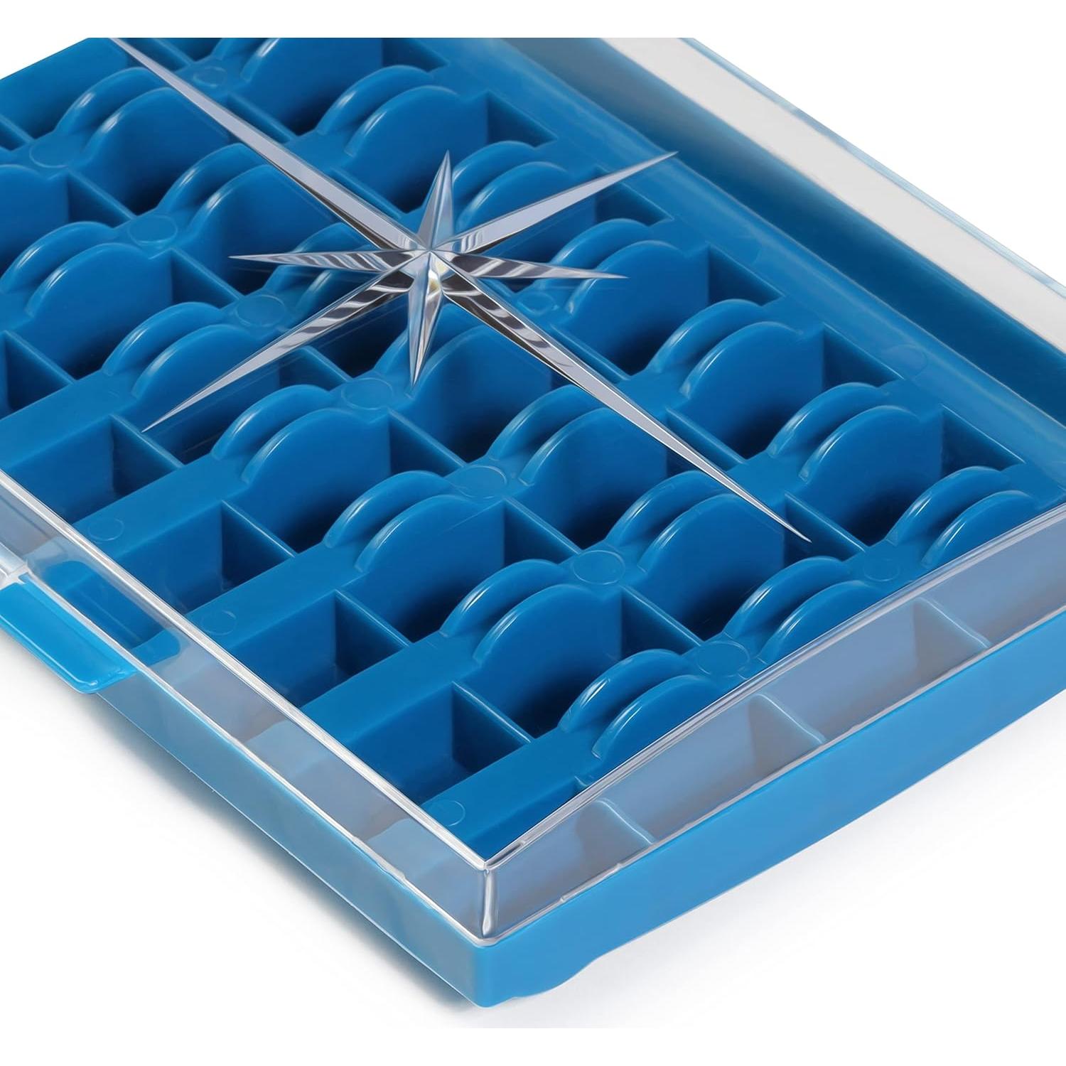 Caja de Bobinas Dritz Azul para 32 Bobinas - Plástico