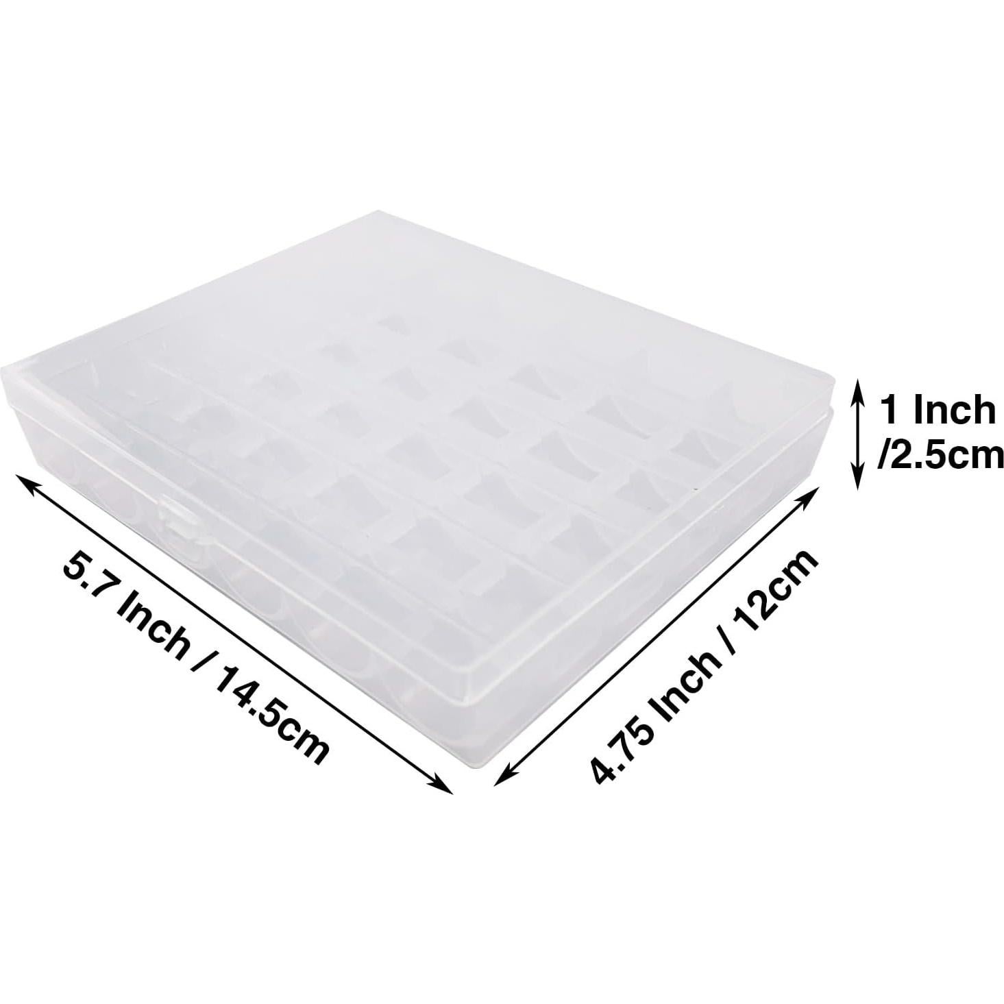 Caja de Bobinas de Coser 36 Espacios Wennuo - 2 Pack