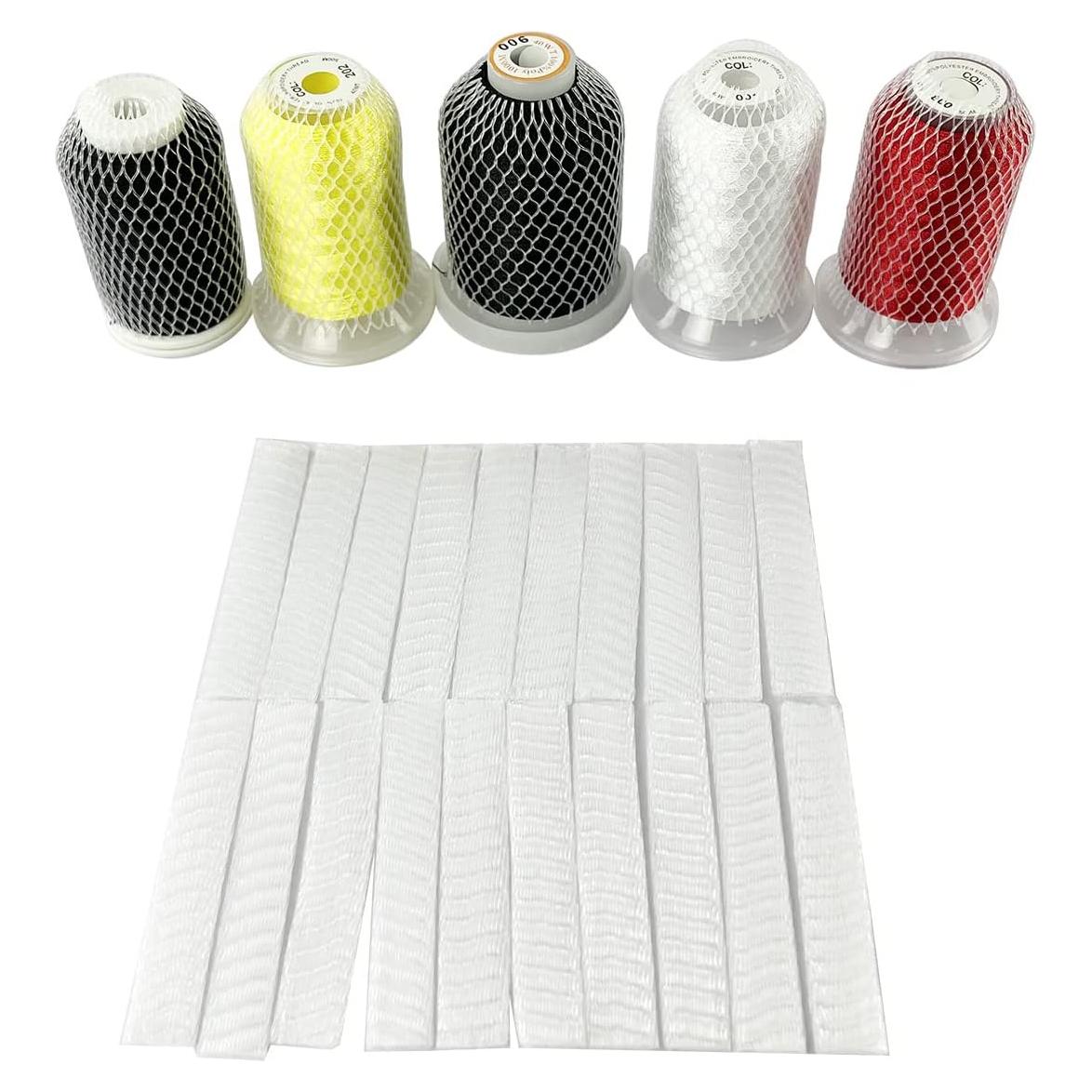 100pcs Reductores de Carrete de Hilo Wennuo 6x1cm Organizador