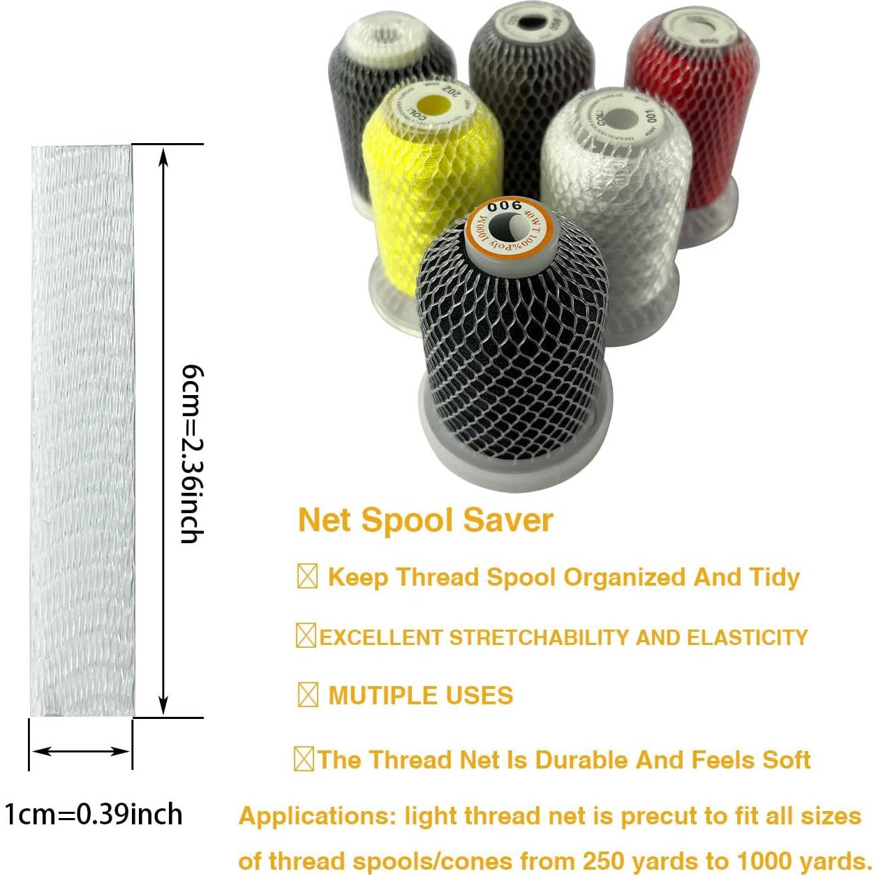 100pcs Reductores de Carrete de Hilo Wennuo 6x1cm Organizador