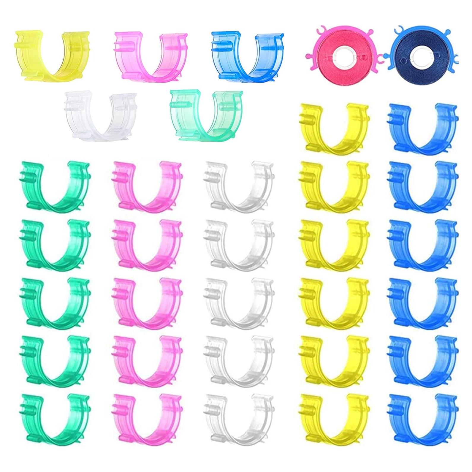 Clips Pequeños para Bobinas de Coser YEQIN 50 Pcs Coloridos
