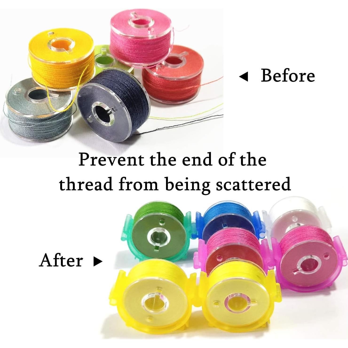 Clips Pequeños para Bobinas de Coser YEQIN 50 Pcs Coloridos