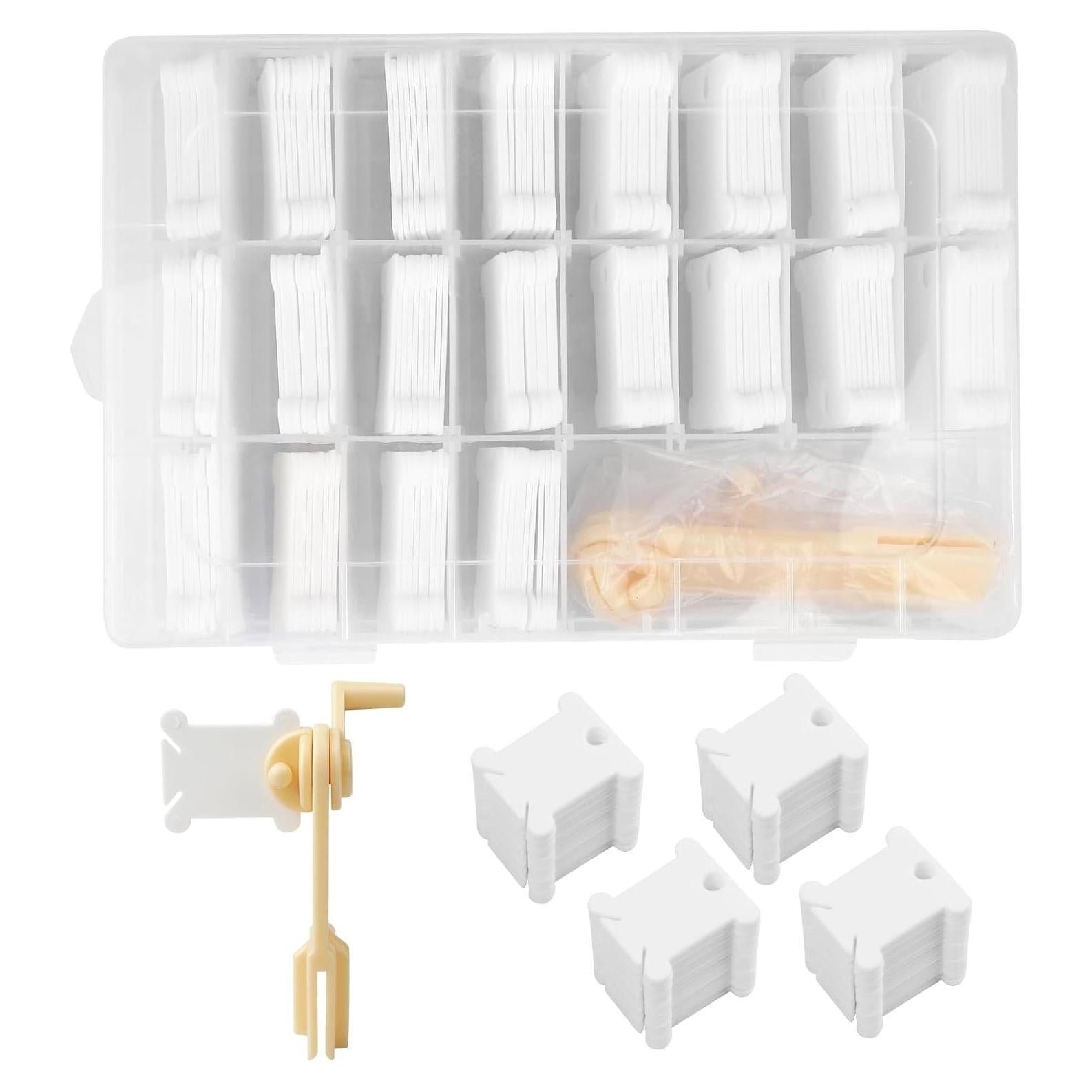 Organizador de Hilo de Bordado ROLYTA 200 Bobinas y Enrollador