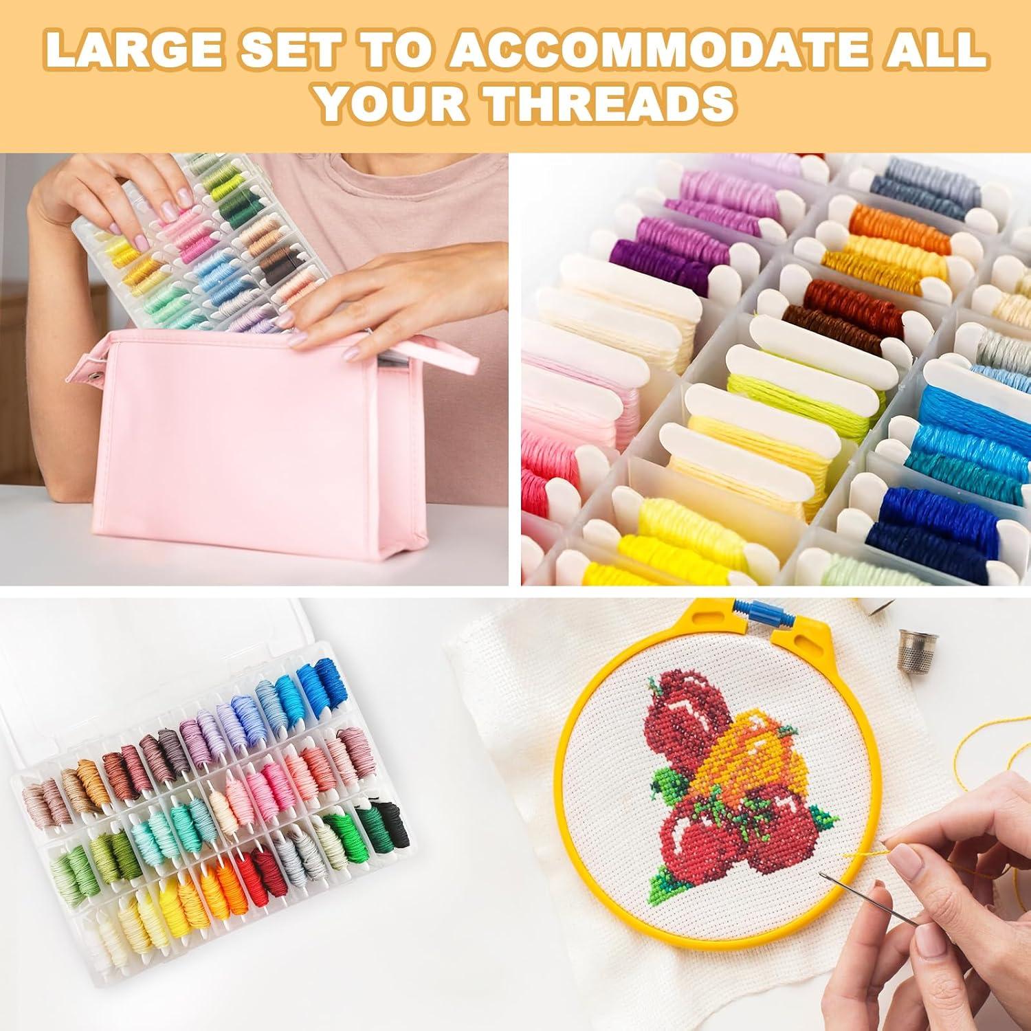 Organizador de Hilo de Bordado ROLYTA 200 Bobinas y Enrollador