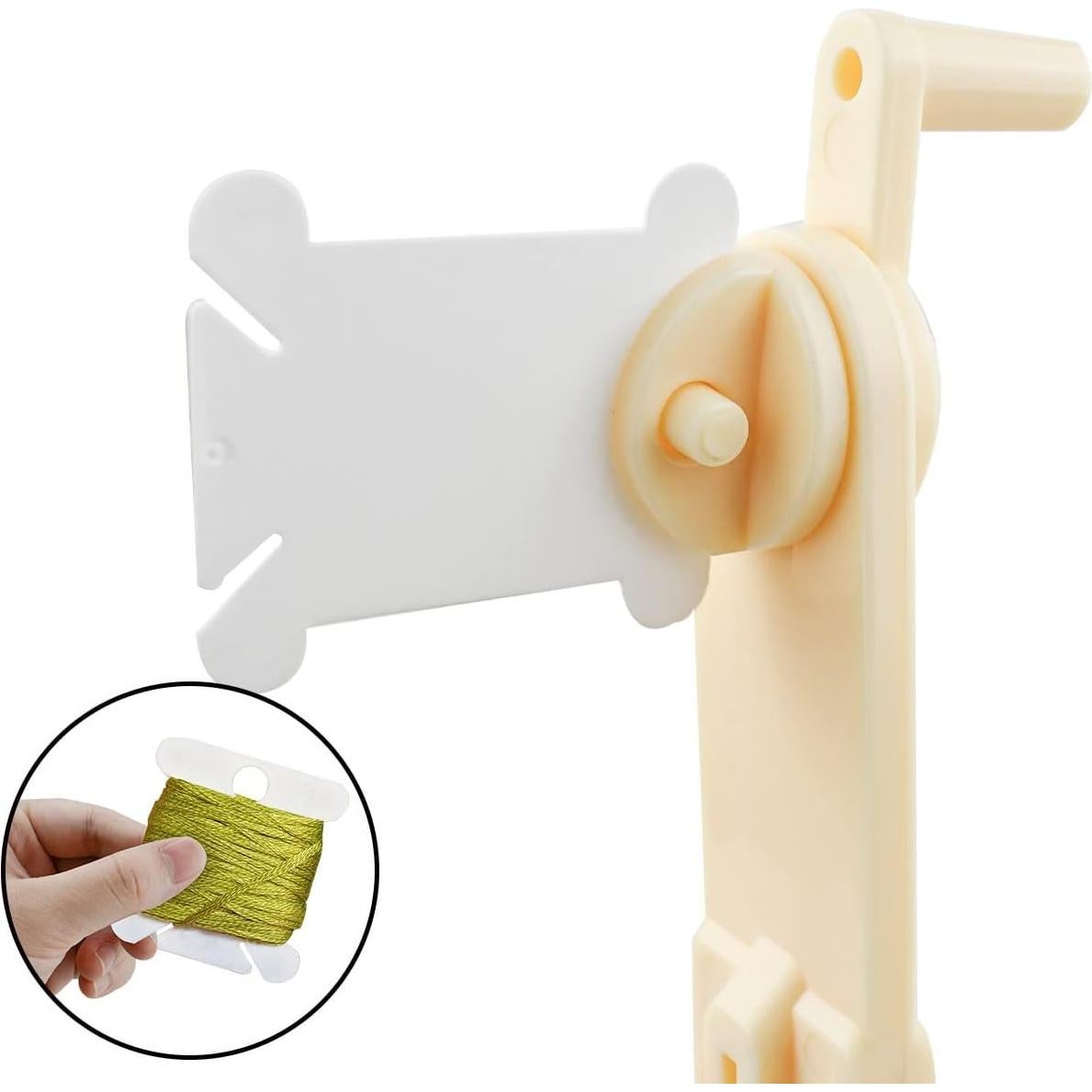 120 Bobinas de Hilo de Plástico y Enrollador Yuntop