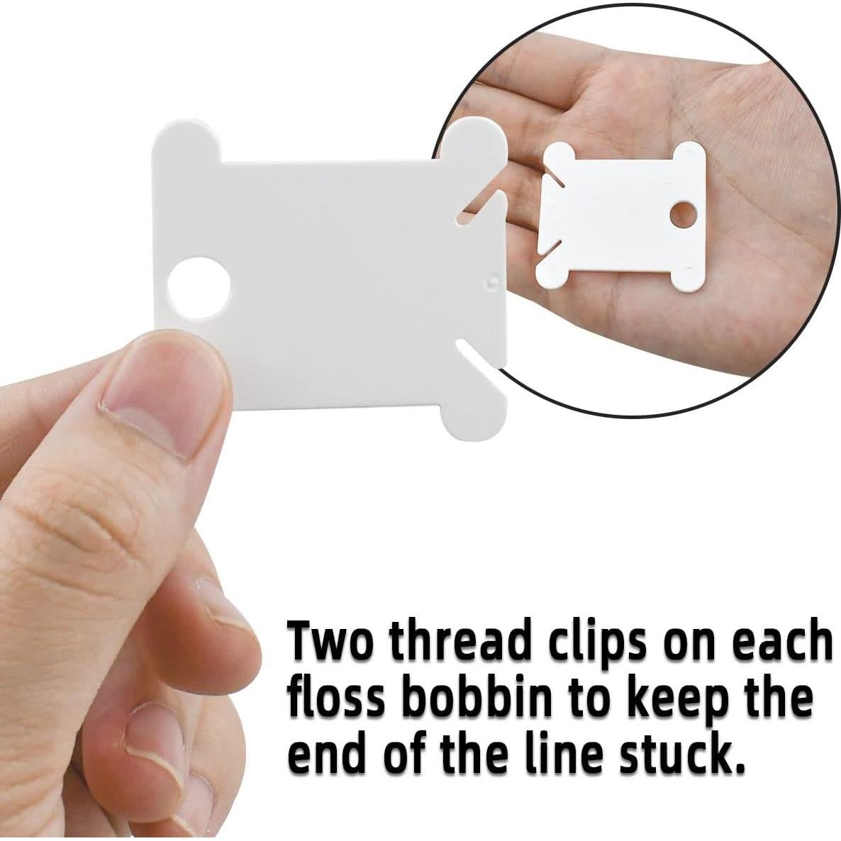 120 Bobinas de Hilo de Plástico y Enrollador Yuntop