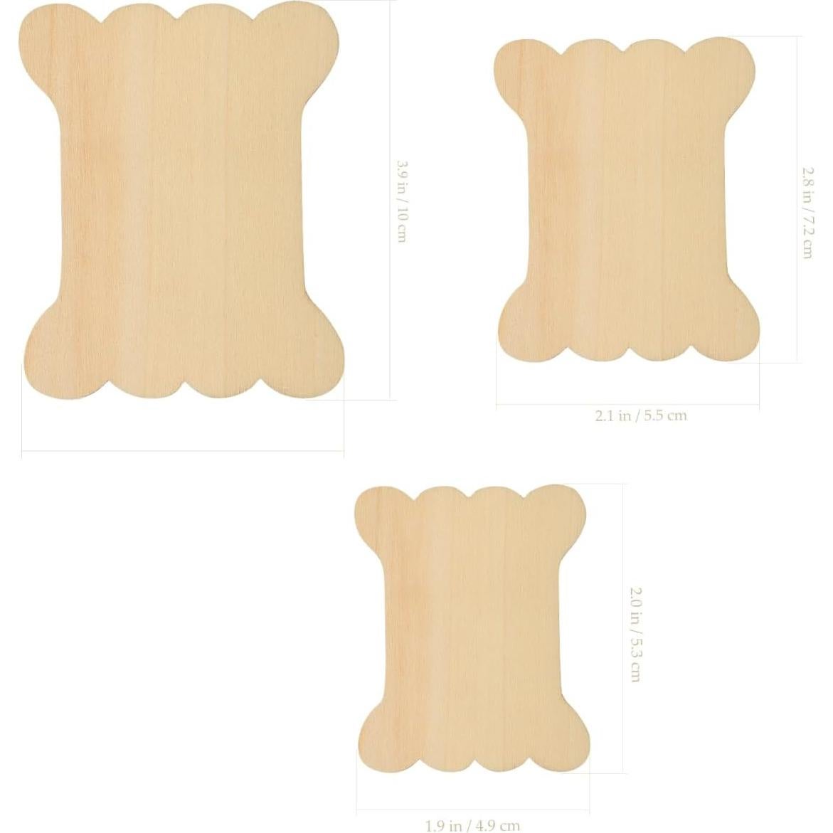 Organizador de Hilos de Bordado COHEALI 18pcs Madera Clara