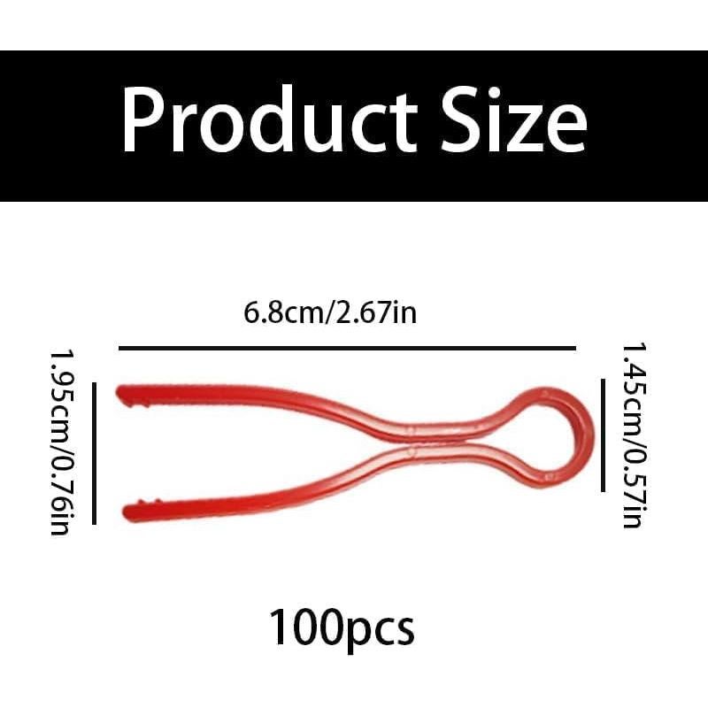 100 Clips de Bobina Coloridos Dangjuacua - Organizador de Costura