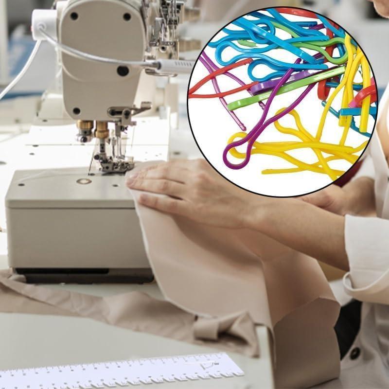 100 Clips de Bobina Coloridos Dangjuacua - Organizador de Costura