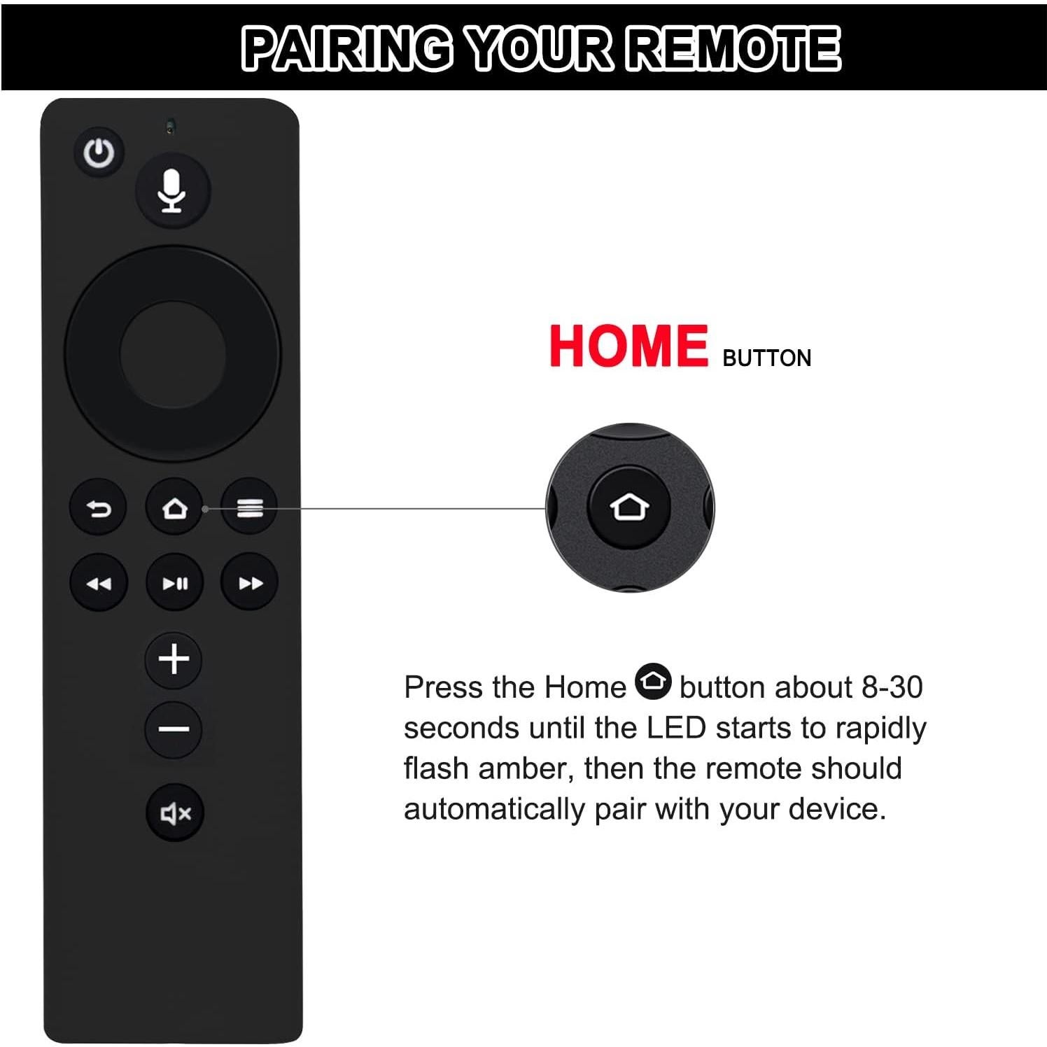 Control Remoto de Voz Allimity L5B83H para Amazon TV 2da Gen