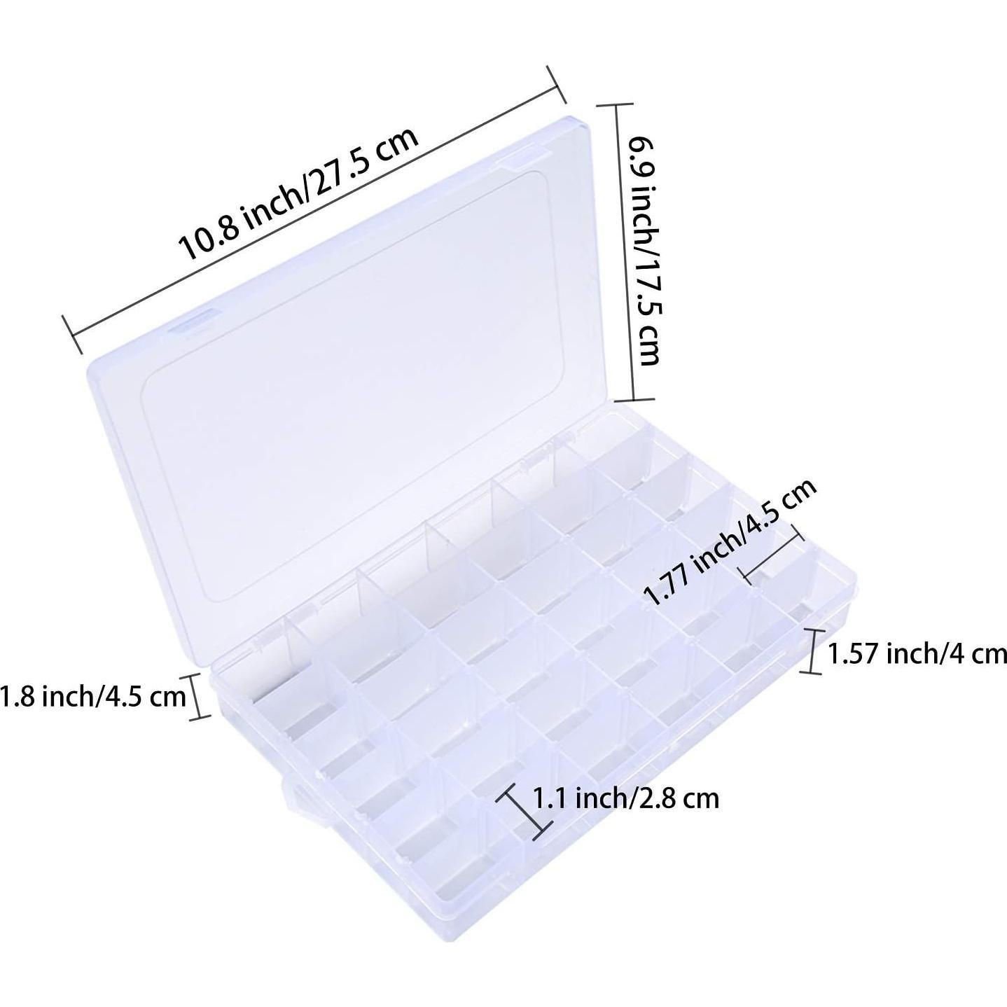 Caja Organizadora de Hilo Peirich - 36 Compartimentos con 120 Bobinas