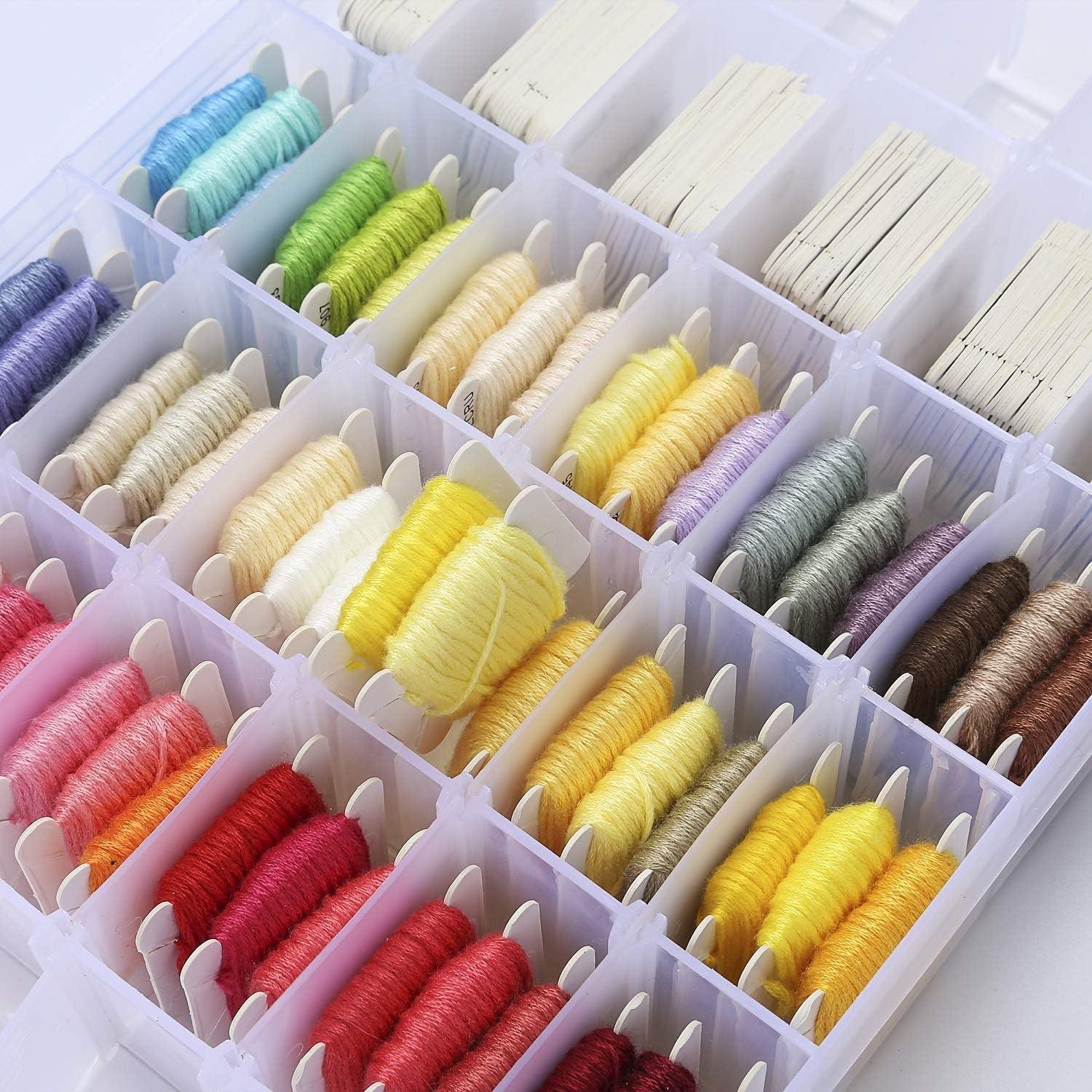 Caja Organizadora de Hilo Peirich - 36 Compartimentos con 120 Bobinas